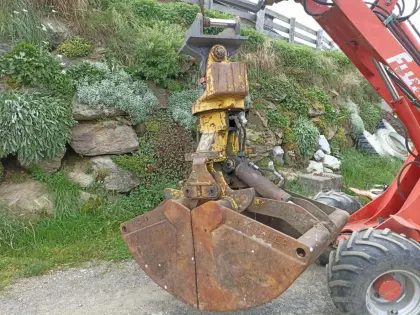Atlas Terex Schalengreifer mit Rotator