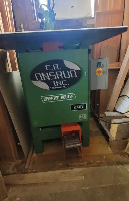 C.R. Onsrud Inc. Tischfräse, Kopierfräse, Untertischfräse
