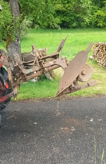 Krone Einscharpflug, Bj. 1964, Oldtimer, Deko, Bastler (40, KA 10 E)