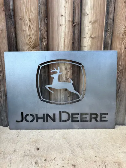 John Deere Logo Metall