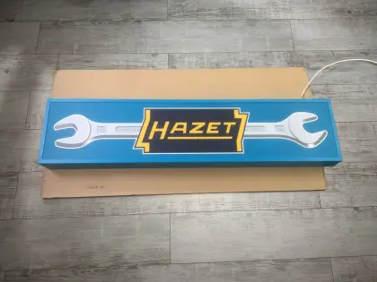 Hazet Leuchtreklame Vintage Industrial