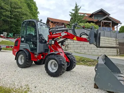 Weidemann 1350CX45, Schaufel neu, Palettengabel
