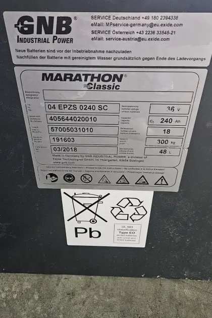 Staplerbatterie