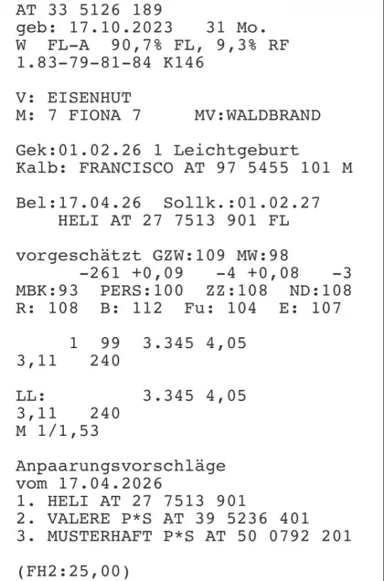 Bio-Erstlingskühe