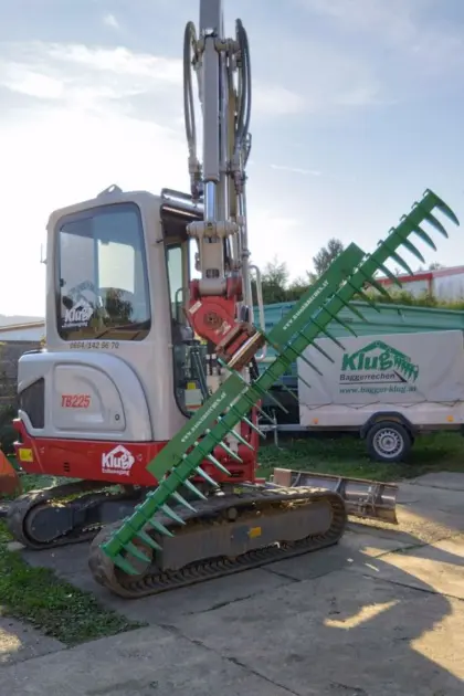 Baggerrechen für 0,8-18 t Maschinen