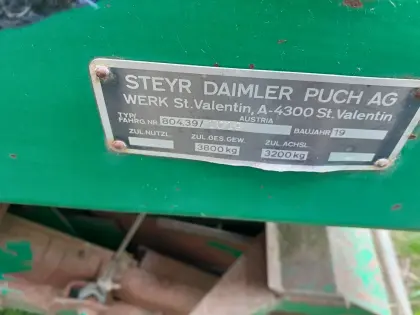 Steyr Hamster 8023 Ladewagen