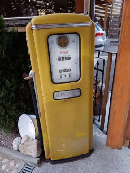 Suche alte Zapfsäule als Deko