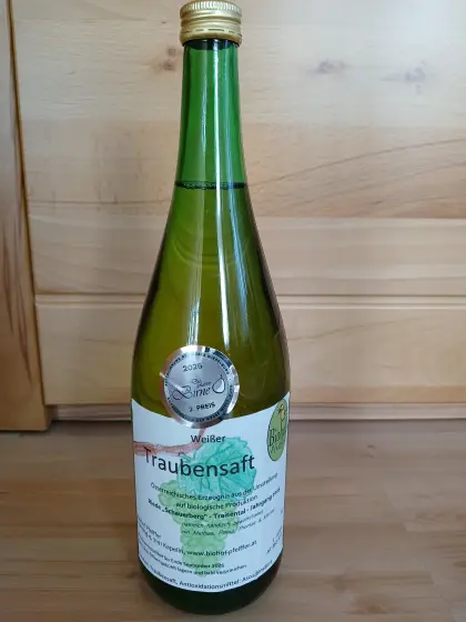 Verkaufe 400 l Traubensaft in Bio-Umstellung, ausgezeichnet