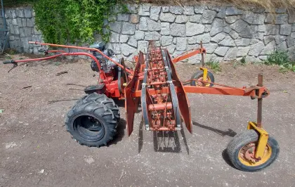 Rasant Super mit Bandrechen und Mähbalken Kubota GS 300