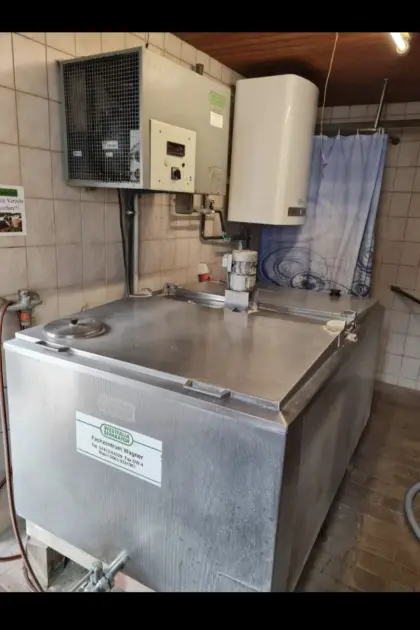 1000l Milchtank / Milchwanne + Kühlaggregat
