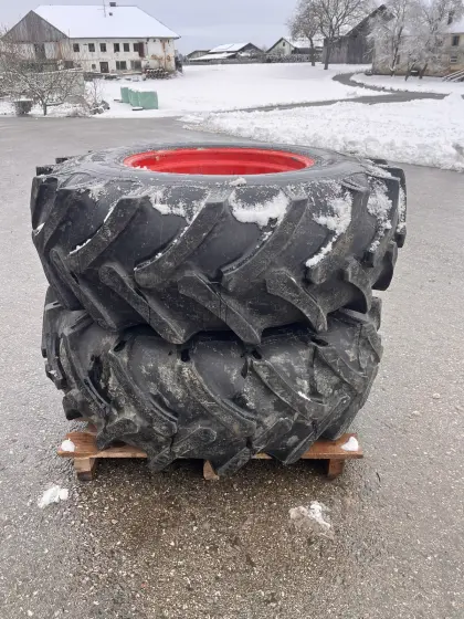 Kompletträder 38 Zoll, 24 Zoll Fendt Steyr Felgen, Reifen Fendt 311 LSA