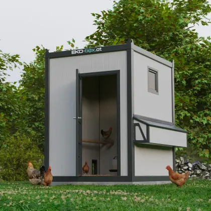 Hühnerstall, Stall, Container, Tierhütte, Tiercontainer