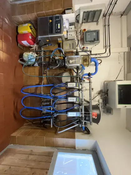 Verkaufe Rohrmelkanlage