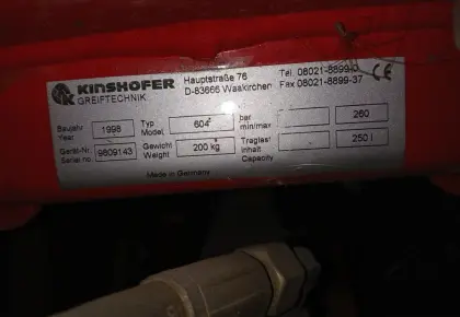 Schalengreifer Kinshofer KS 604