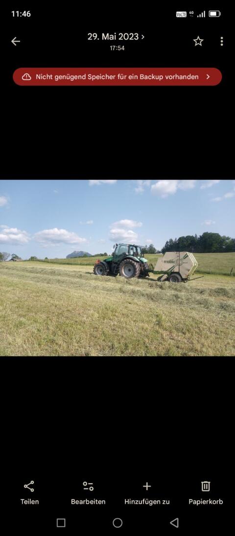 Verkaufe Krone KR 8-16S Rundballenpresse