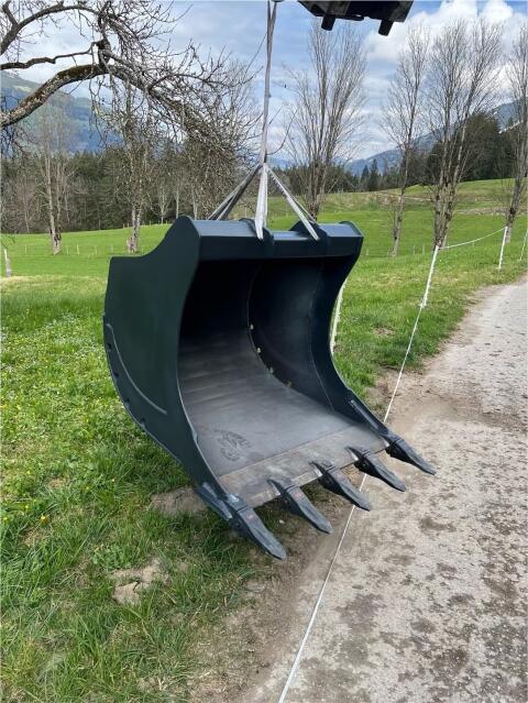Baggerlöffel, Tieflöffel, Grablöffel 1.000 mm, 100 cm S60 OQ60