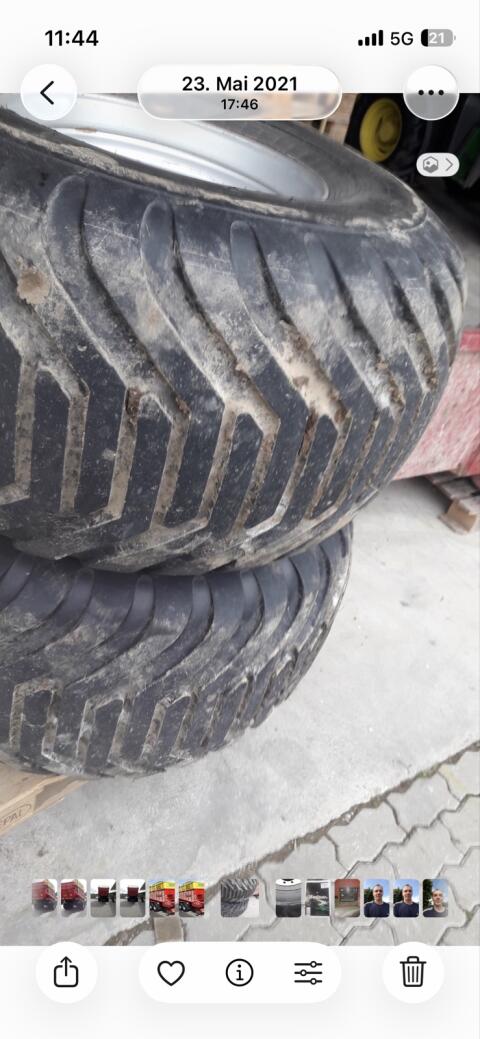 Komplettrad 600/55 22.5