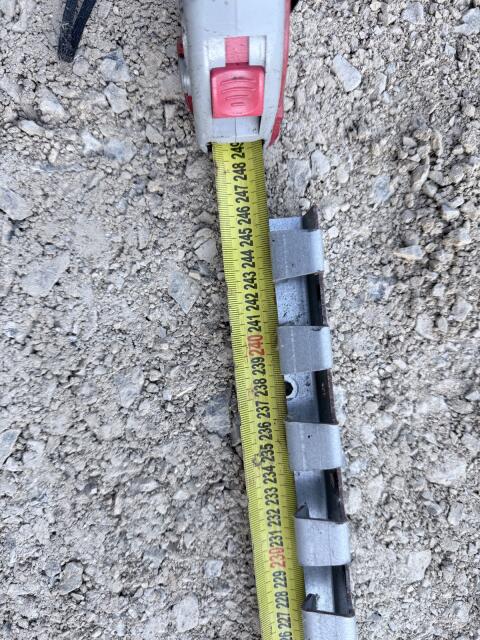 Streifenvorhang 2,5 m breit 2,82 m lang