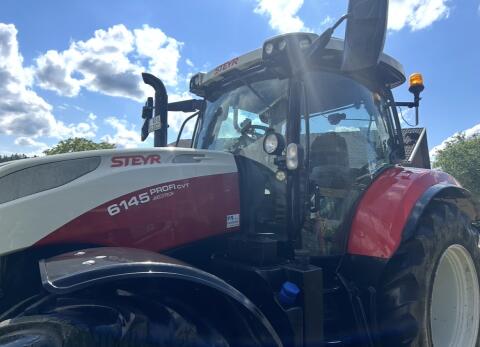 Steyr Profi CVT 6145, baugleich Case Maxxum 150, Modell 6145