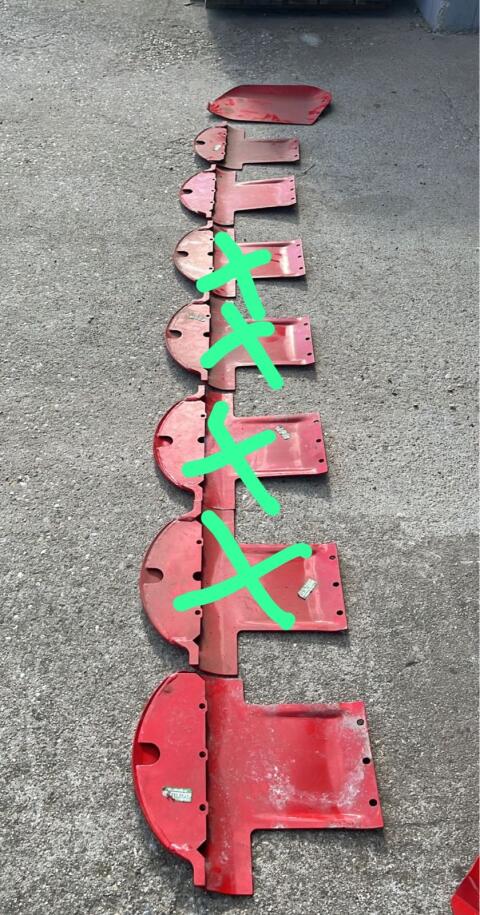 Verschleißplatten Pöttinger 306F Novacat