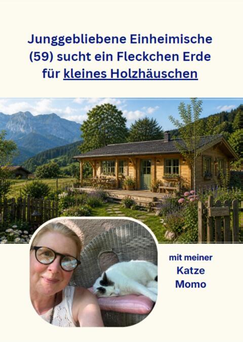 Suche Pachtgrundstück für Holzhausbau, Schenkung nach Ableben