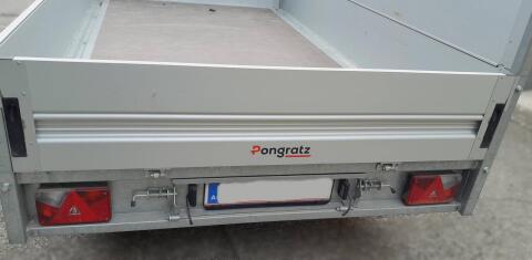 Pongratz Hochlader 2.600 kg Alu-Aufsatzwände wie neu
