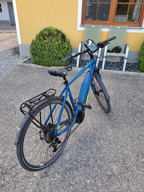 Cube Bike Nature Hybrid EXC 500 Allrad 50 cm blue lime