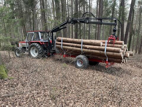 Rückewagen 8 t mit Funksteuerung