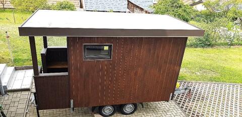 Anhänger, Garten-, Jagd-, Fischteichhütte, Tiny House