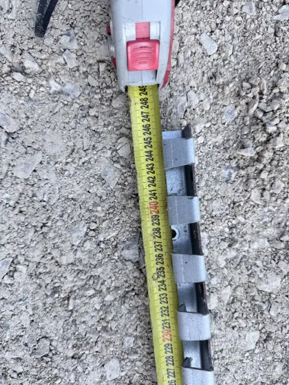 Streifenvorhang 2,5 m breit 2,82 m lang