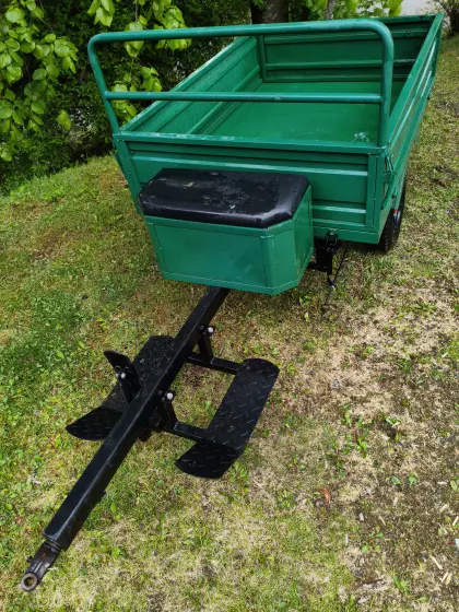 300 kg Kipp-Anhänger für Einachser (Motormäher)