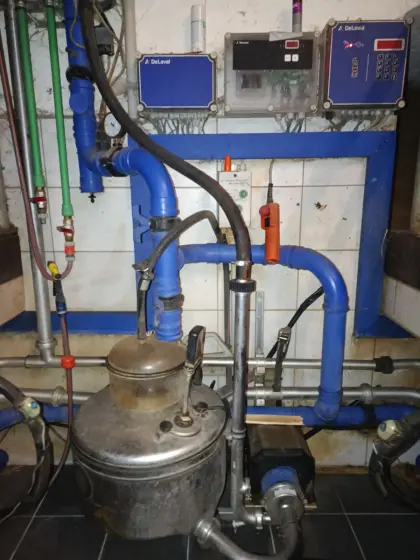 Melkstand, Melktechnik Delaval