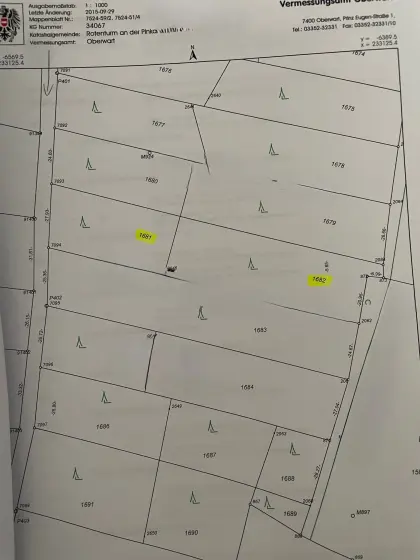 Wald zu verkaufen in Unterwart, Rotenturm