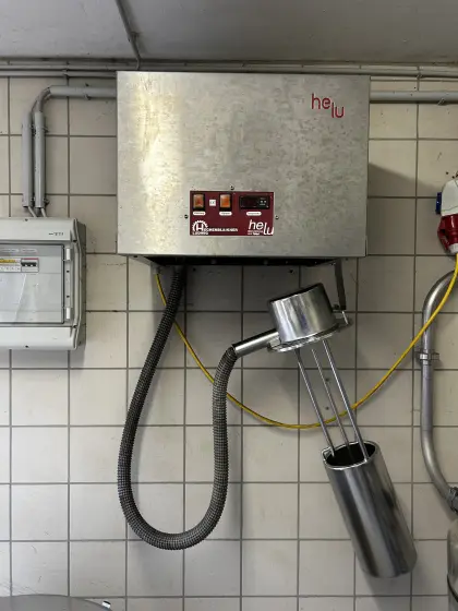 Milchkühlung mit Tank