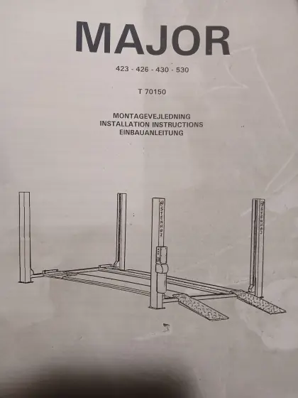 Verkaufen Major 4-Säulen-Hebebühne T 70150