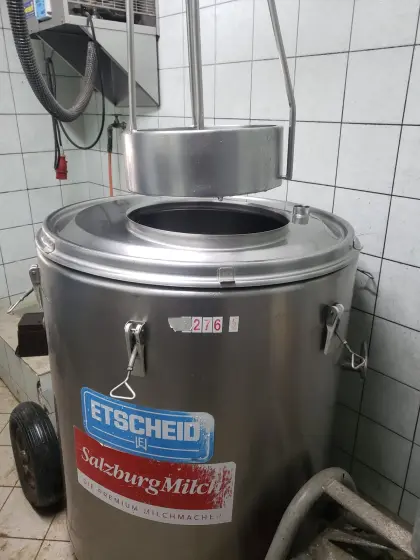 Rohrmelkanlage