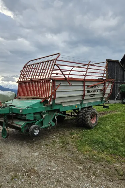 Steyr Hamster 8023 Ladewagen