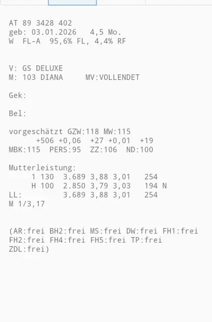 Bio Fleckviehzuchtkälber