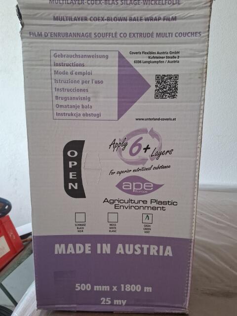 Unterland Silofolie zu verkaufen