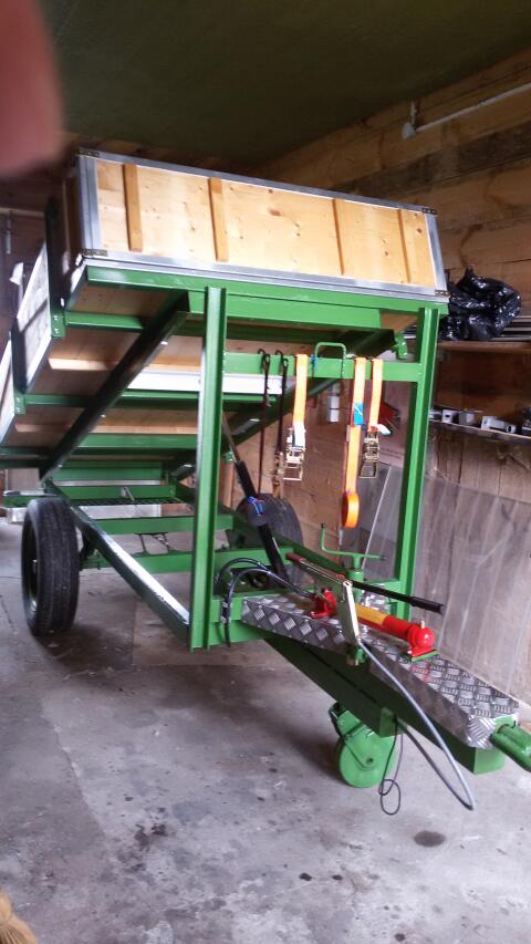 Steyr T84, Anhänger, Mulde
