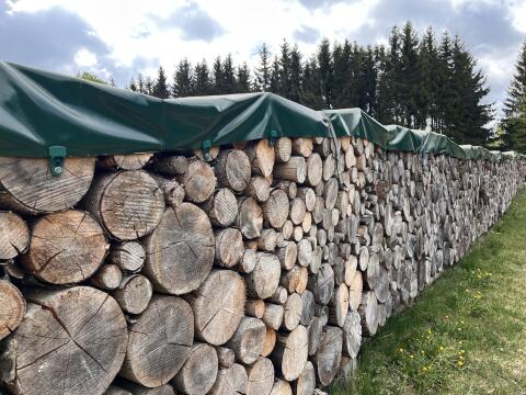 Holz, Brennholz, Scheitholz, Fichte, Kiefer