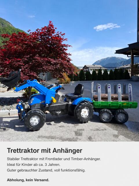 Trettraktor mit Frontlader