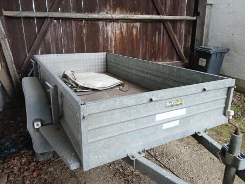 Gebremster Autoanhänger Tandem Ponkratz EPA 250