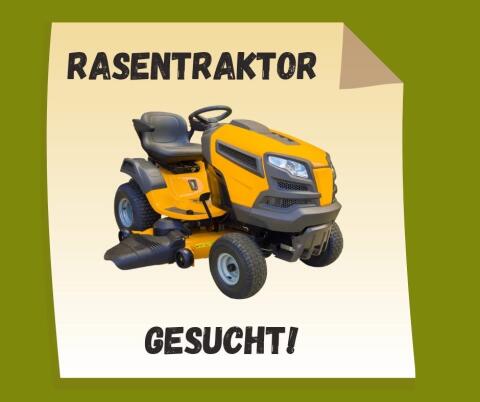 Suche Rasentraktor, Rasenmähertraktor, Aufsitzmäher