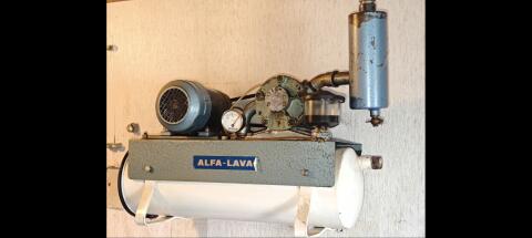 Vakuumpumpe einer Alfa-Laval Melkanlage