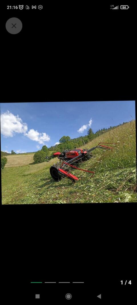 Mähen, Abräumen und Mulchen mit Motormäher