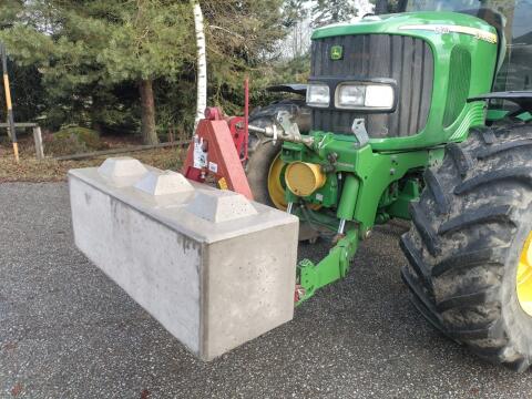 Verkaufe Beton-Blockgewicht adaptierbar 500 auf 1.000 kg