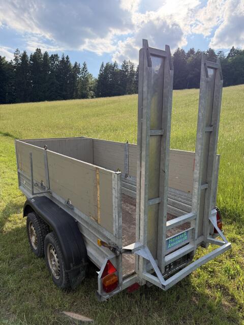 PKW-Anhänger, Baumaschinen