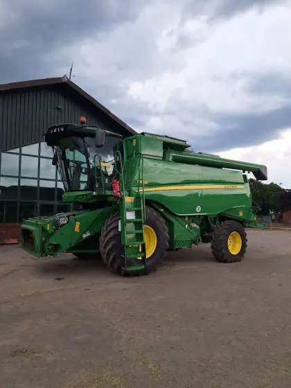 John Deere T550, Bj. 2018, Drescher, Mähdrescher, Stroh