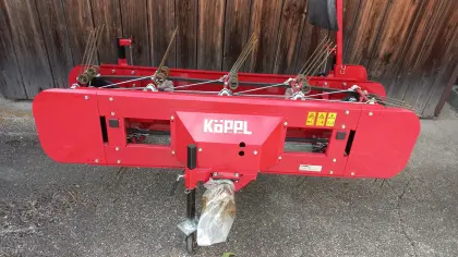 Heuraupe, Bandrechen für Motormäher Köppl